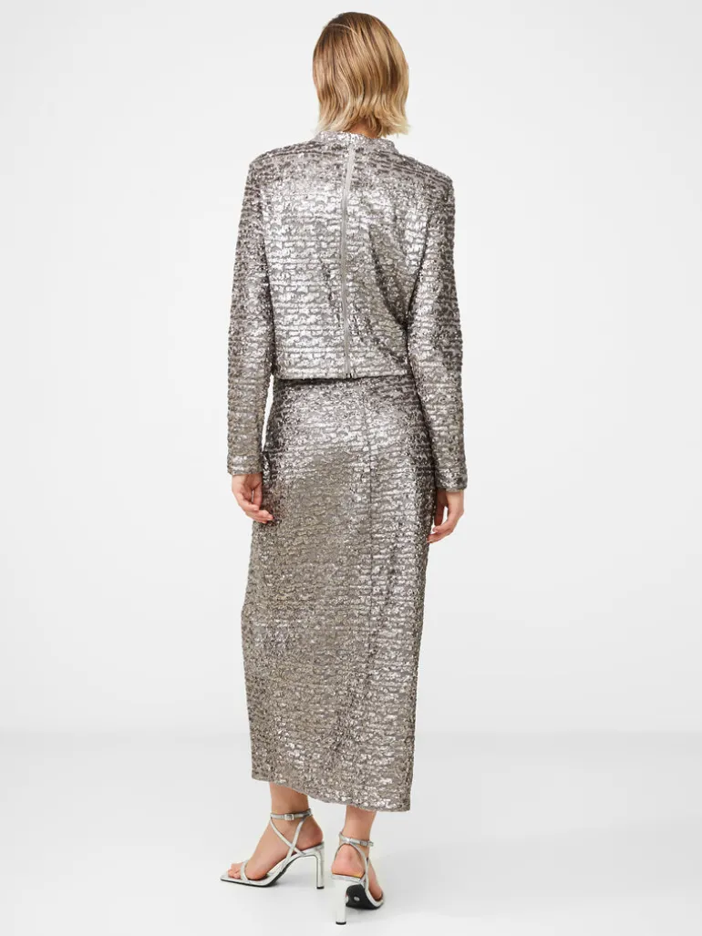 Adalynn Sequin Midi Skirt<FRENCH CONNECTION Store