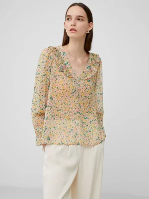 Aleezia Hallie Crinkle Shirt<FRENCH CONNECTION Discount