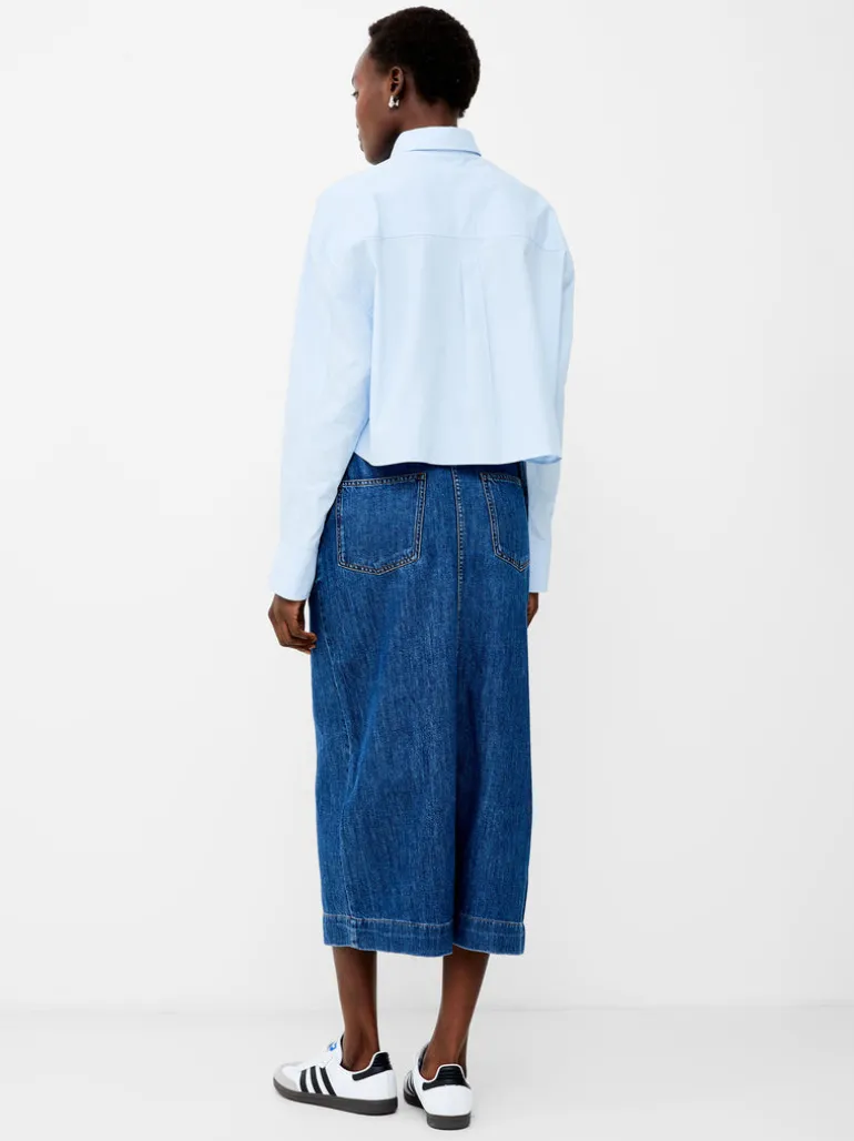 Alissa Cotton Cropped Shirt<FRENCH CONNECTION Cheap