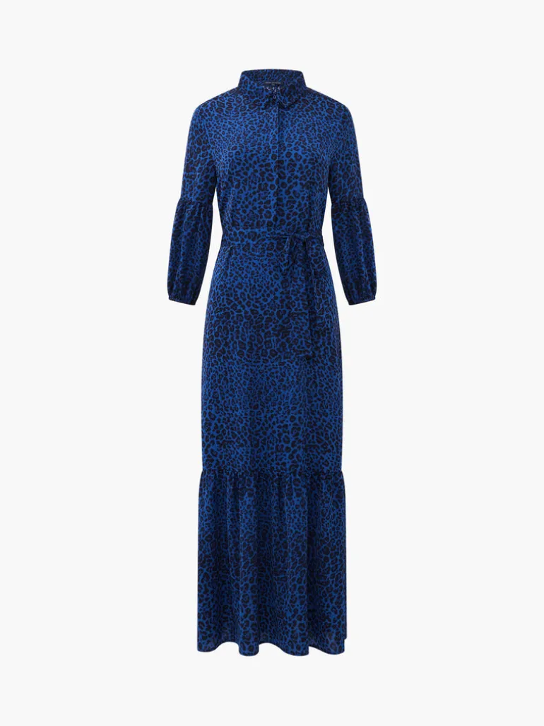 Animal Belted Midi Shirt Dress<FRENCH CONNECTION Flash Sale