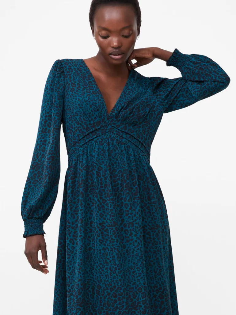 Animal Empire Waist Midi Dress<FRENCH CONNECTION Best