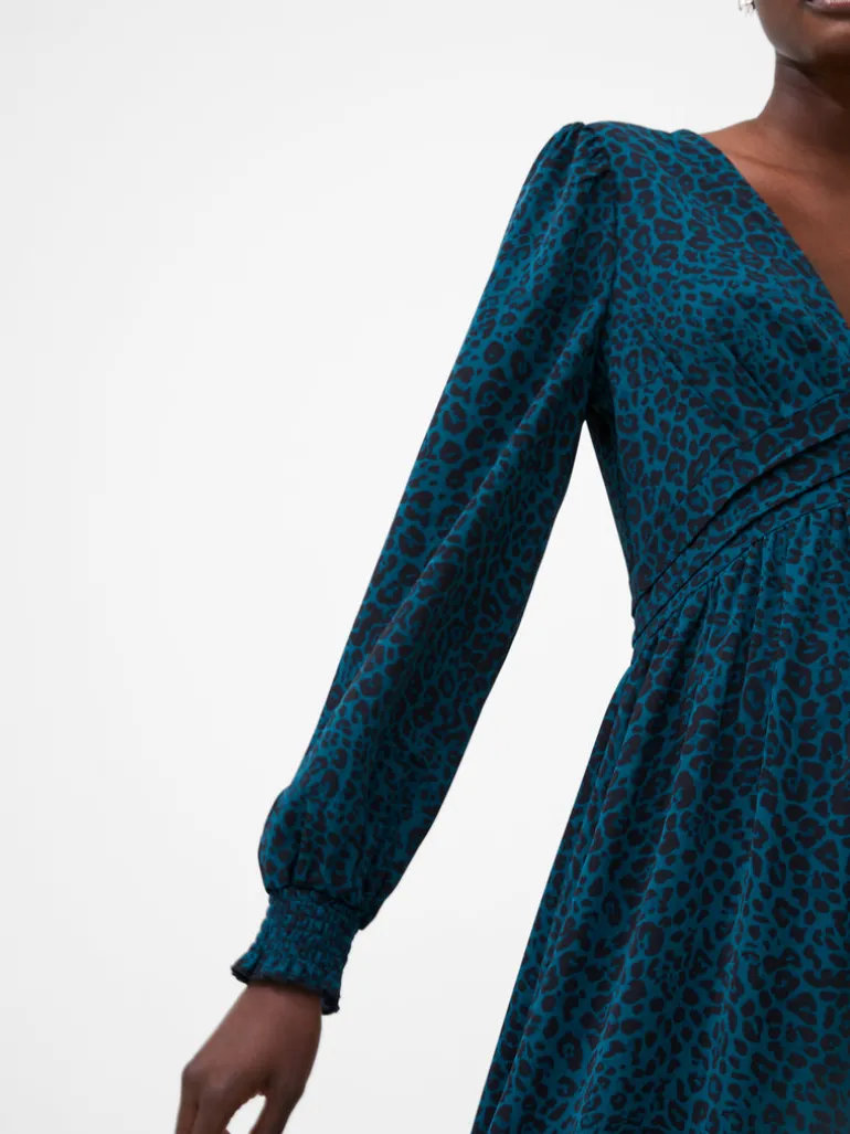 Animal Empire Waist Midi Dress<FRENCH CONNECTION Best