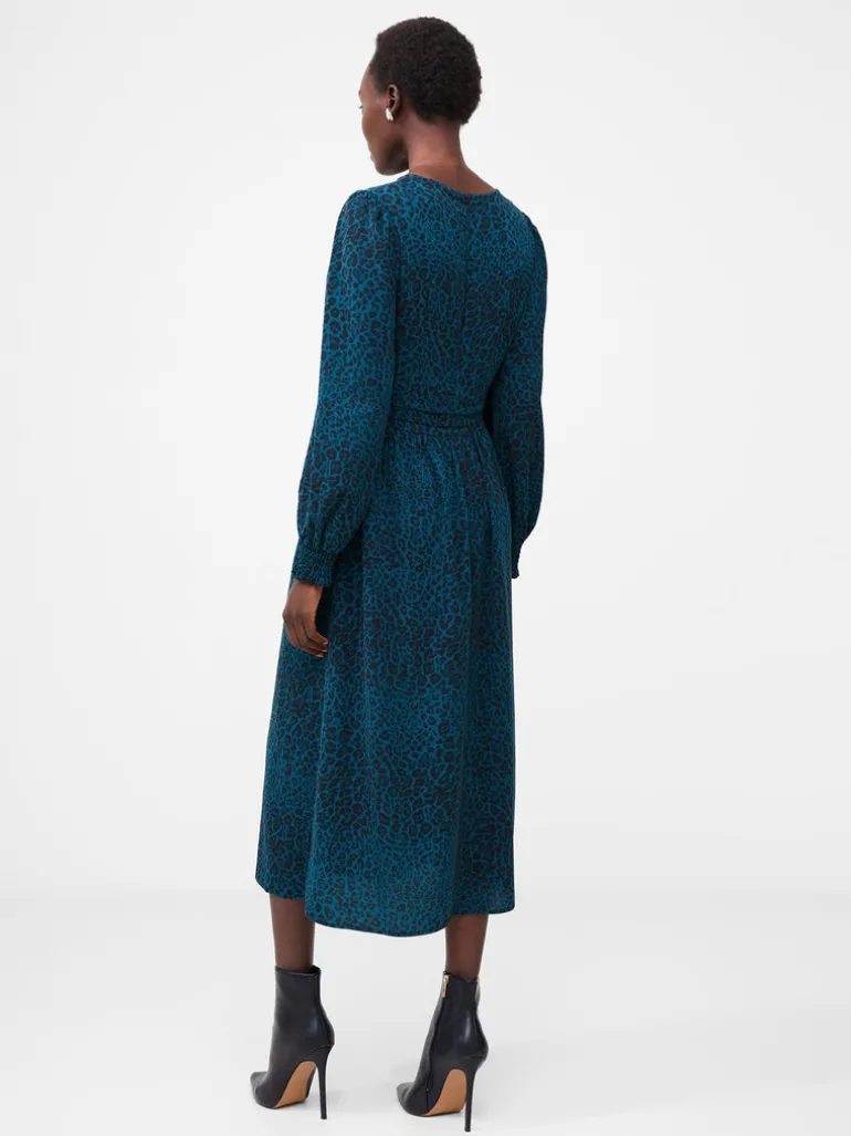 Animal Empire Waist Midi Dress<FRENCH CONNECTION Best