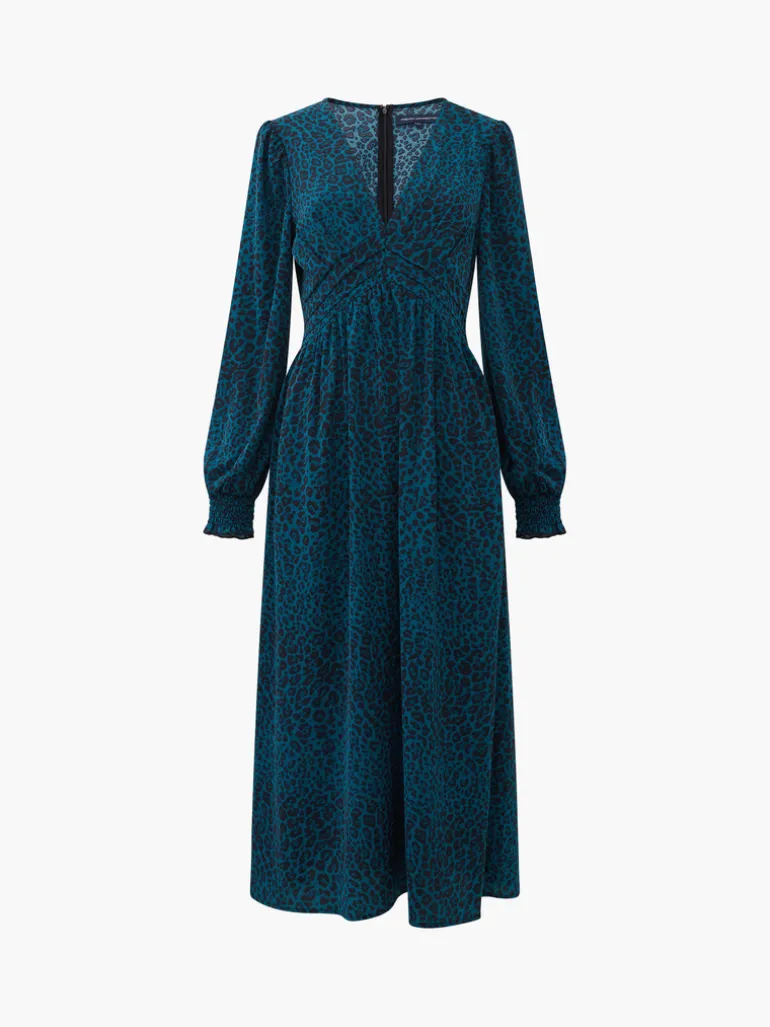 Animal Empire Waist Midi Dress<FRENCH CONNECTION Best