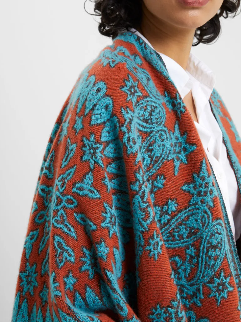 Artisan Blanket Shawl<FRENCH CONNECTION Cheap
