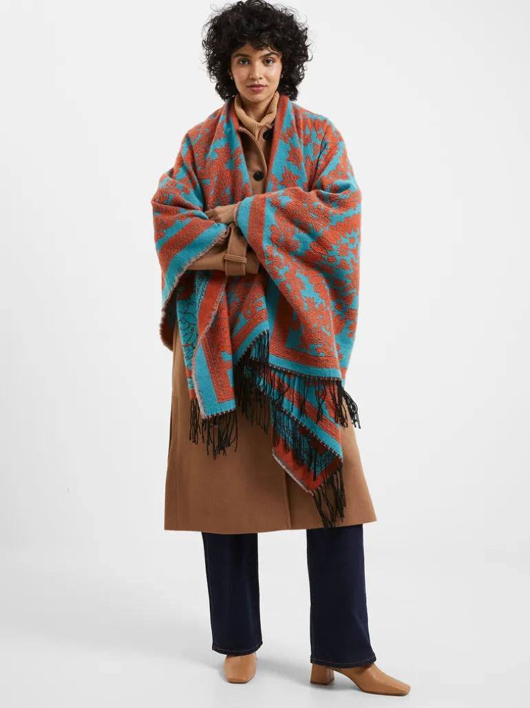 Artisan Blanket Shawl<FRENCH CONNECTION Cheap