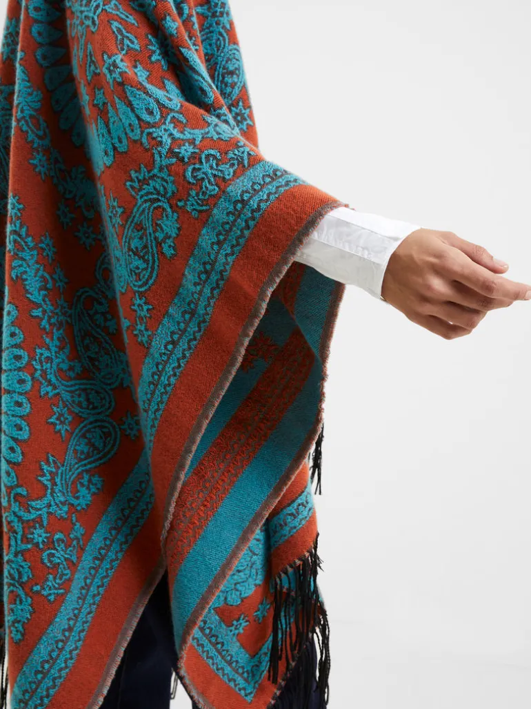Artisan Blanket Shawl<FRENCH CONNECTION Cheap