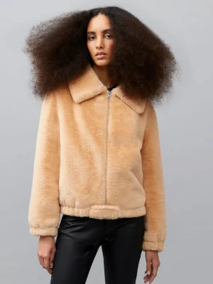 Avi Iren Faux Fur Jacket<FRENCH CONNECTION Shop