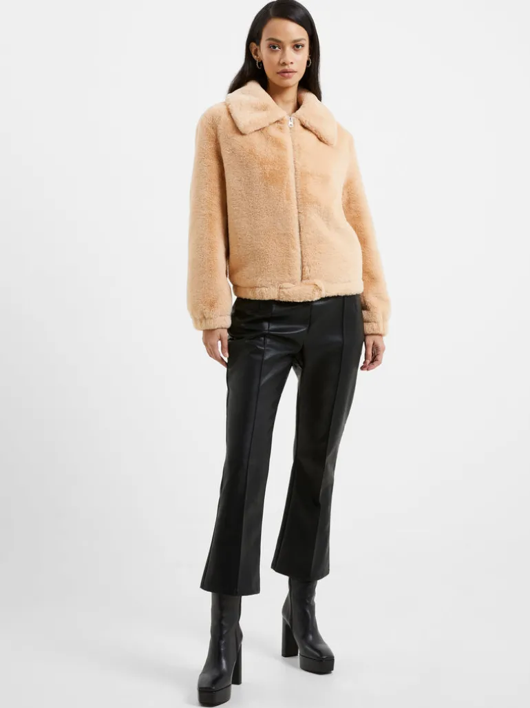 Avi Iren Faux Fur Jacket<FRENCH CONNECTION Shop
