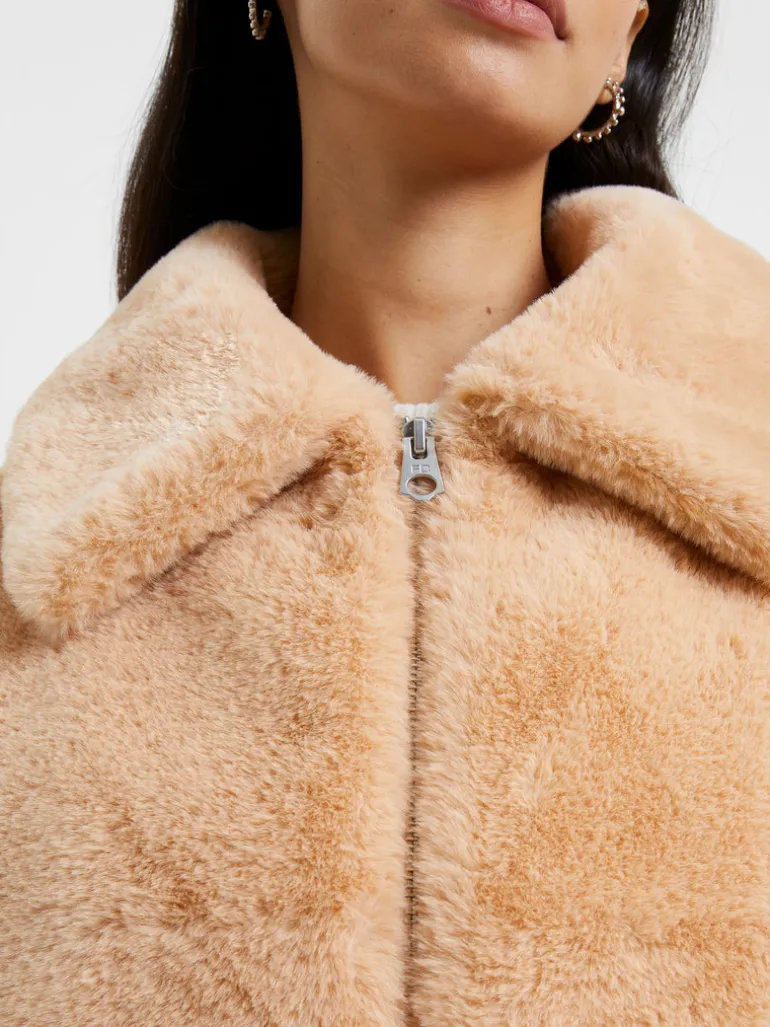 Avi Iren Faux Fur Jacket<FRENCH CONNECTION Shop