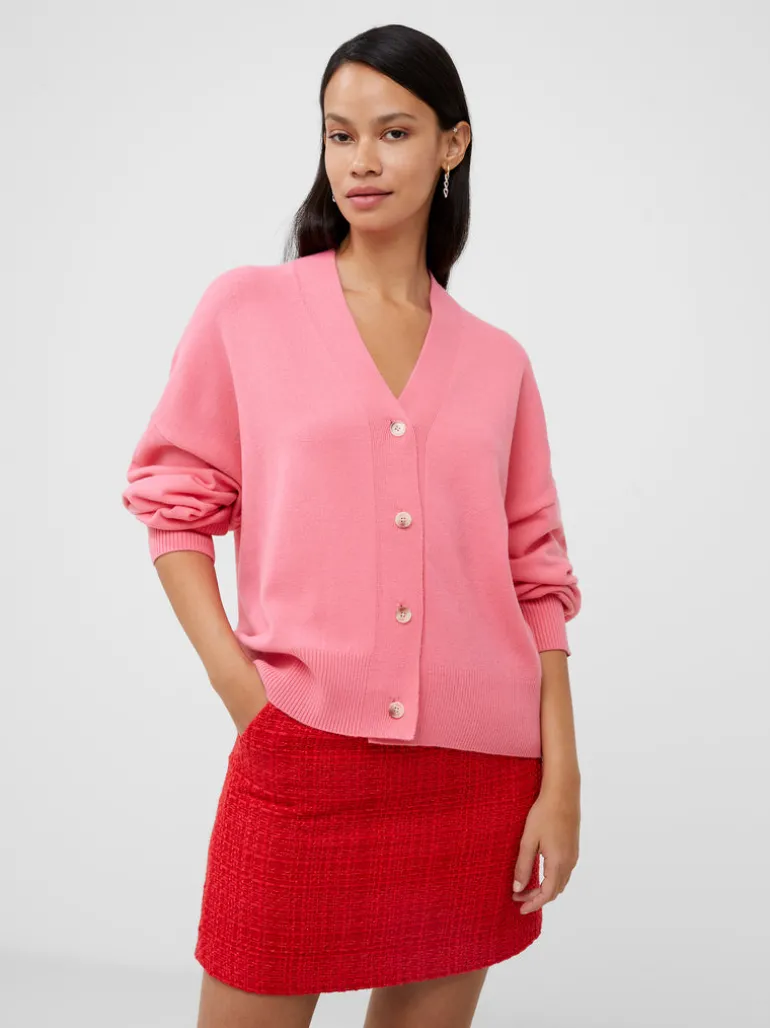 Babysoft V-Neck Cardigan<FRENCH CONNECTION Store