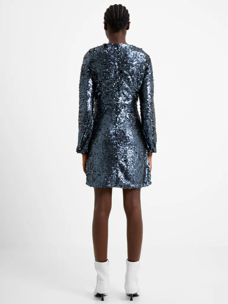 Bisma Sequin Wrap Mini Dress<FRENCH CONNECTION Sale