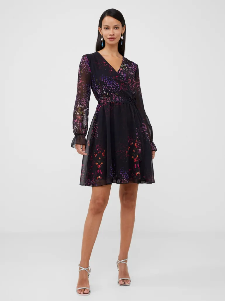 Bodine Wrap Printed Mini Dress<FRENCH CONNECTION Cheap