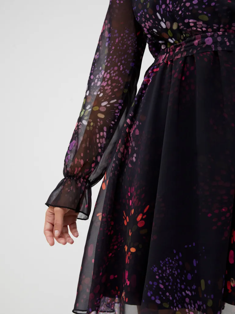 Bodine Wrap Printed Mini Dress<FRENCH CONNECTION Cheap