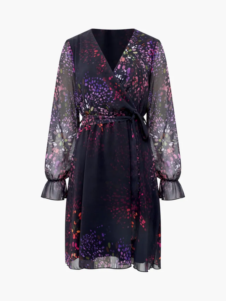 Bodine Wrap Printed Mini Dress<FRENCH CONNECTION Cheap