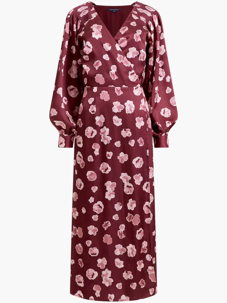 Bronwen Aleeya Satin Midi Dress<FRENCH CONNECTION Clearance