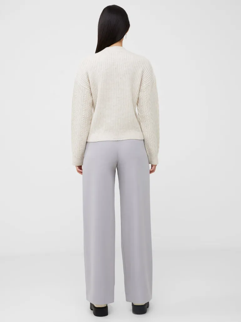 Cable Knit Arm High Neck Jumper<FRENCH CONNECTION Store