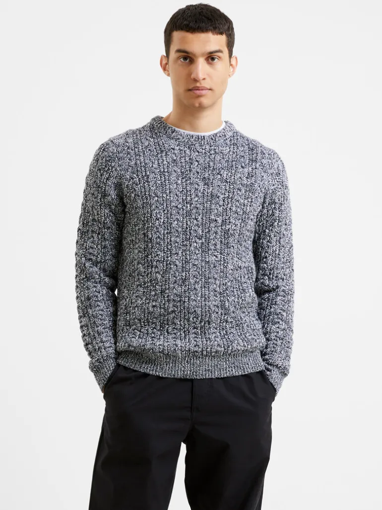 Cable Knit Crew Neck Jumper<FRENCH CONNECTION Sale