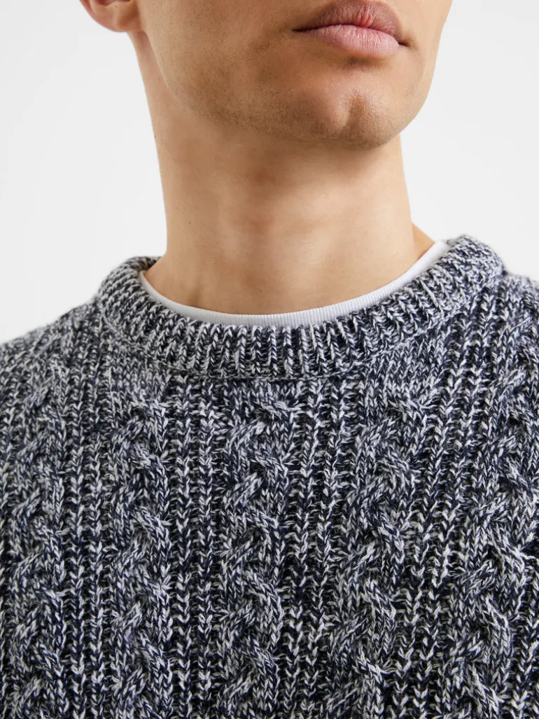 Cable Knit Crew Neck Jumper<FRENCH CONNECTION Sale