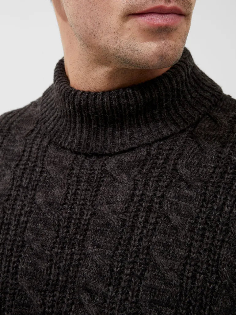 Cable Knit Roll Neck Jumper<FRENCH CONNECTION Best