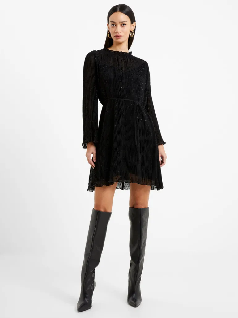Callie Lurex Pleated Mini Dress<FRENCH CONNECTION Hot