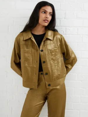 Cammie Shimmer Jacket<FRENCH CONNECTION Best Sale