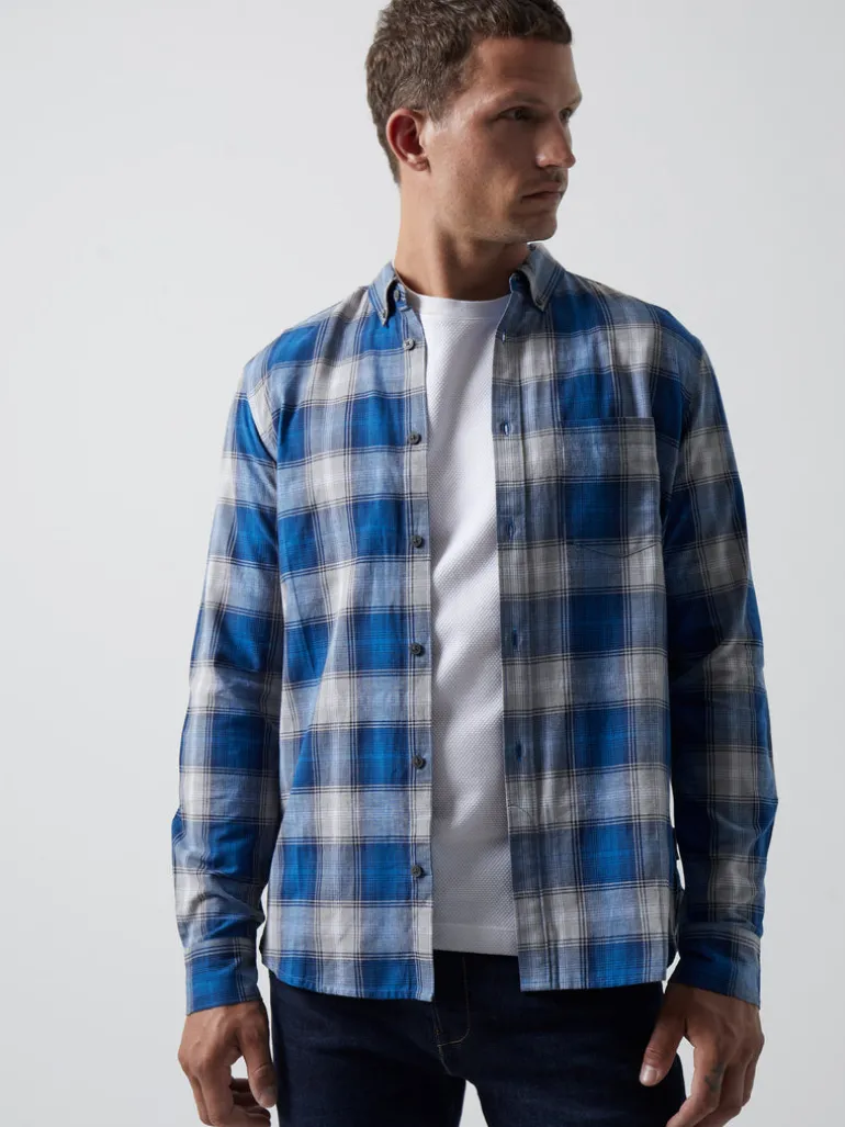 Check Long Sleeve Shirt<FRENCH CONNECTION Best