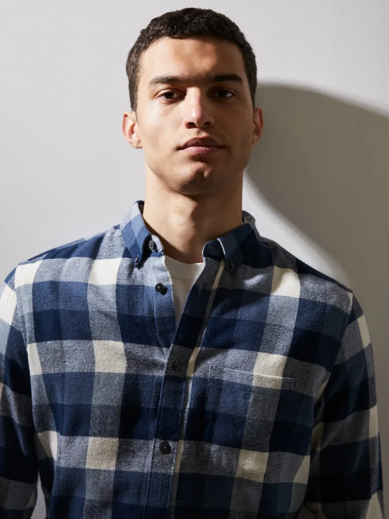 Checked Flannel Shirt<FRENCH CONNECTION Fashion