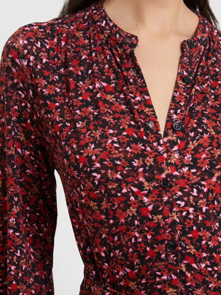Clara Meadow Jersey Shirt Dress<FRENCH CONNECTION Outlet