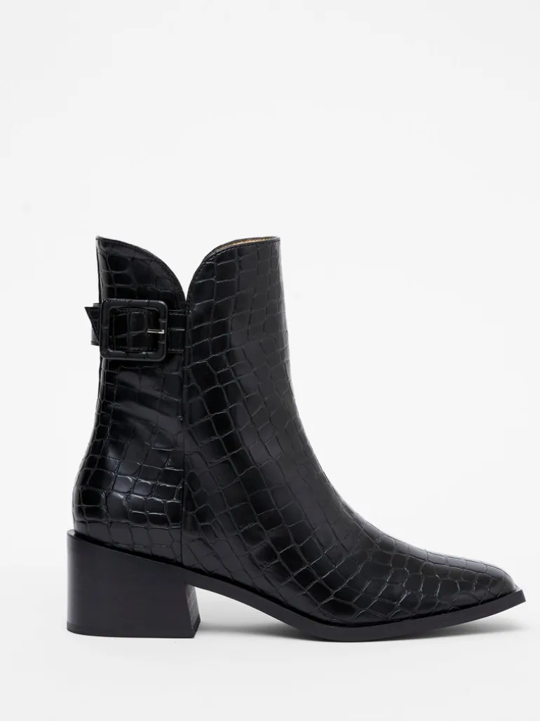 Connic Croc Ankle Boots<FRENCH CONNECTION Discount