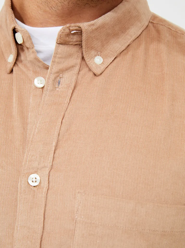 Cord Long Sleeve Oxford Shirt<FRENCH CONNECTION Clearance