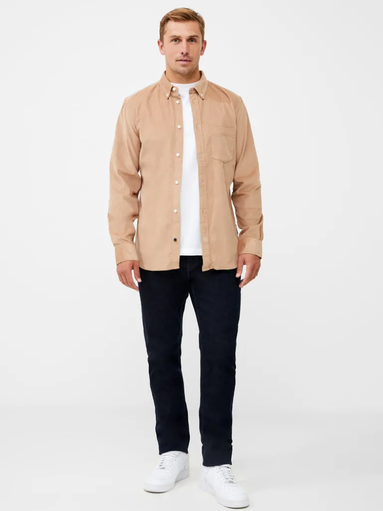 Cord Long Sleeve Oxford Shirt<FRENCH CONNECTION Clearance