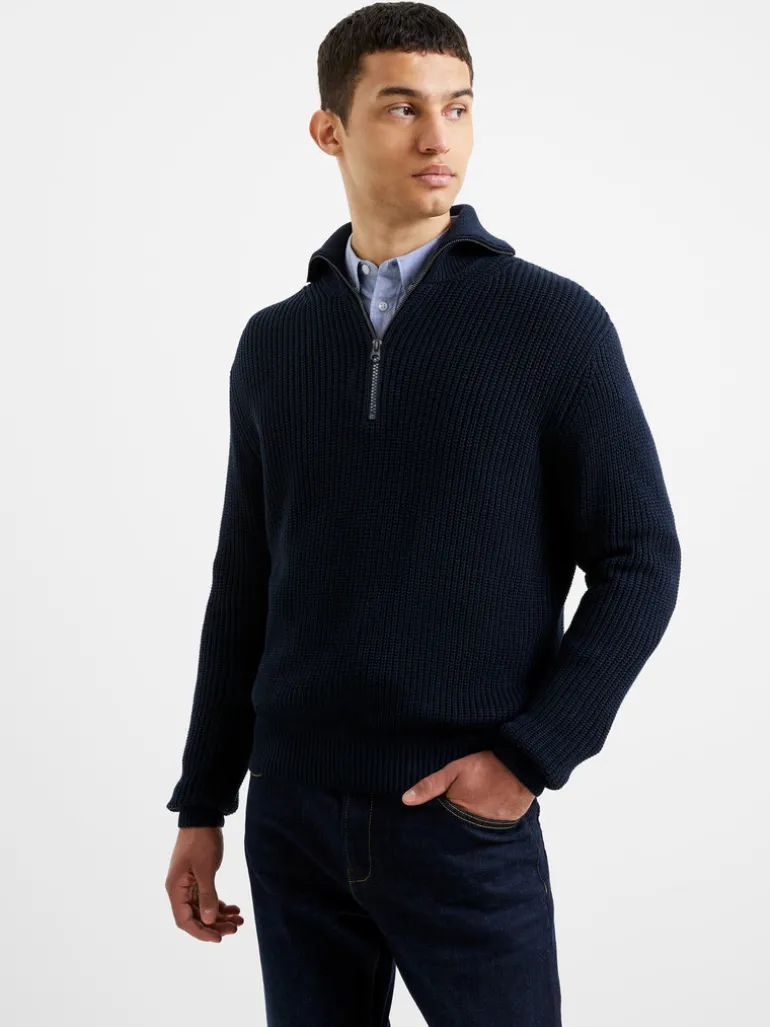 Cotton Half Zip Jumper<FRENCH CONNECTION Store