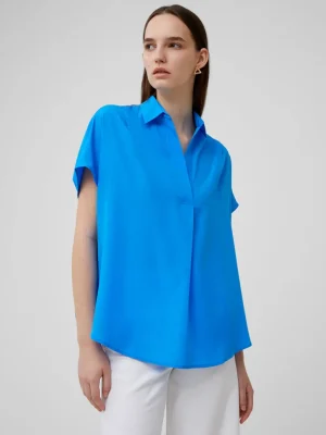 Crepe Light Cap Sleeve Popover Shirt<FRENCH CONNECTION Flash Sale
