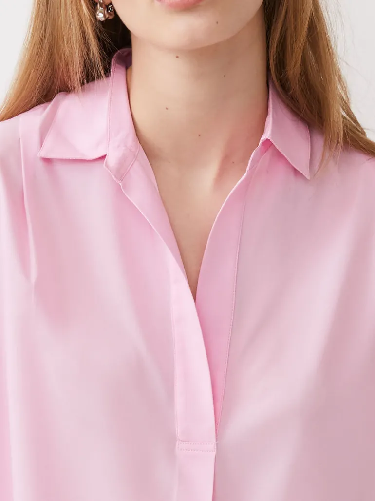 Crepe Light Cap Sleeve Popover Shirt<FRENCH CONNECTION Store