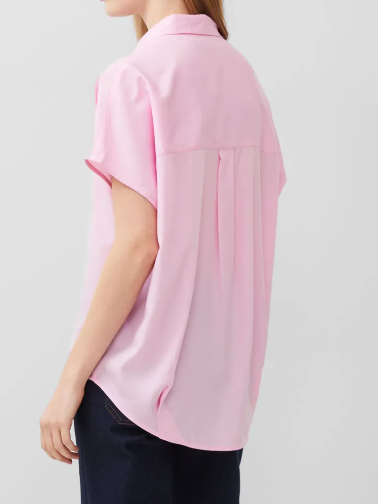 Crepe Light Cap Sleeve Popover Shirt<FRENCH CONNECTION Store
