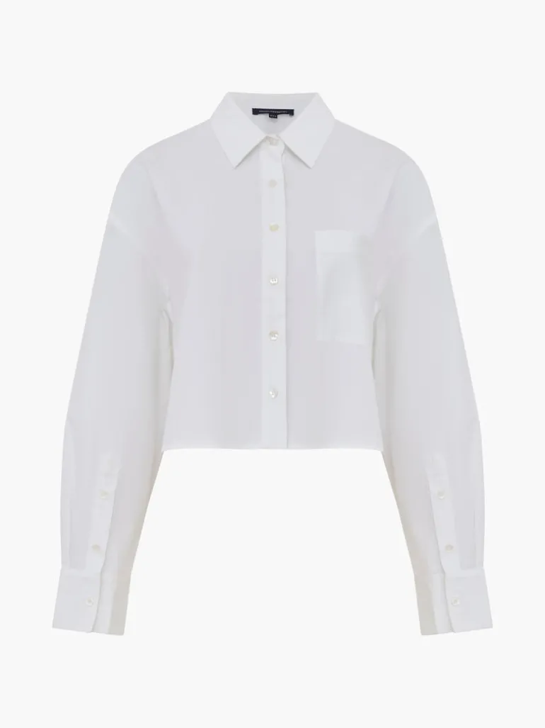 Crystal Alissa Cropped Cotton Shirt<FRENCH CONNECTION Best
