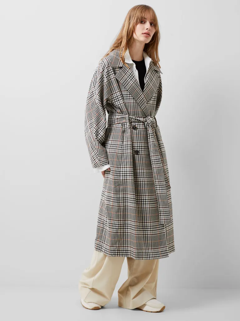 Dandy Check Coat<FRENCH CONNECTION Fashion