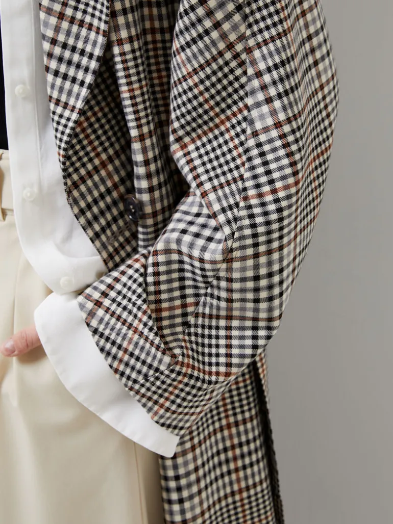 Dandy Check Coat<FRENCH CONNECTION Fashion