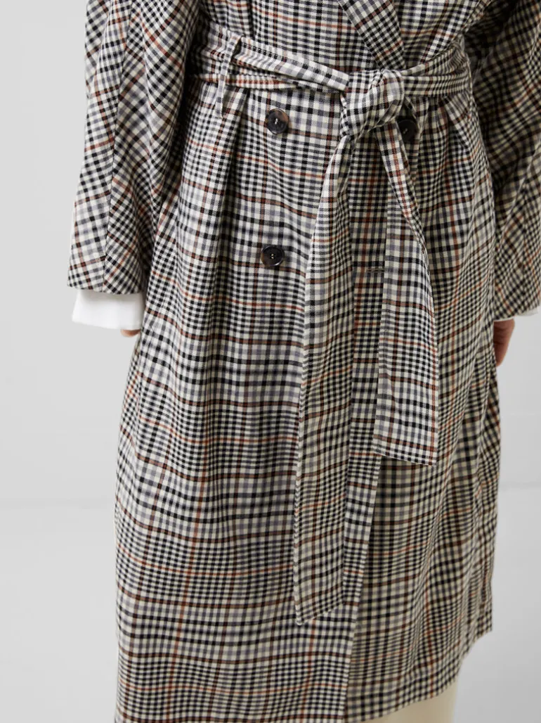 Dandy Check Coat<FRENCH CONNECTION Fashion