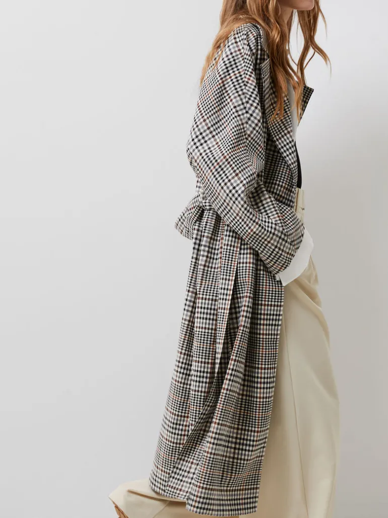 Dandy Check Coat<FRENCH CONNECTION Fashion