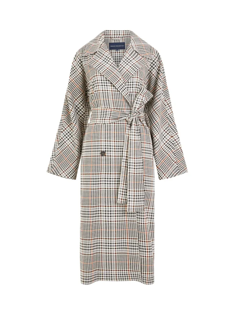 Dandy Check Coat<FRENCH CONNECTION Fashion