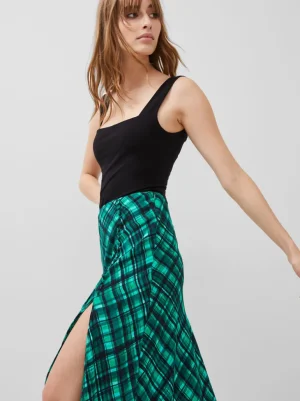 Dani Eco Check Delphine Midi Skirt<FRENCH CONNECTION Online