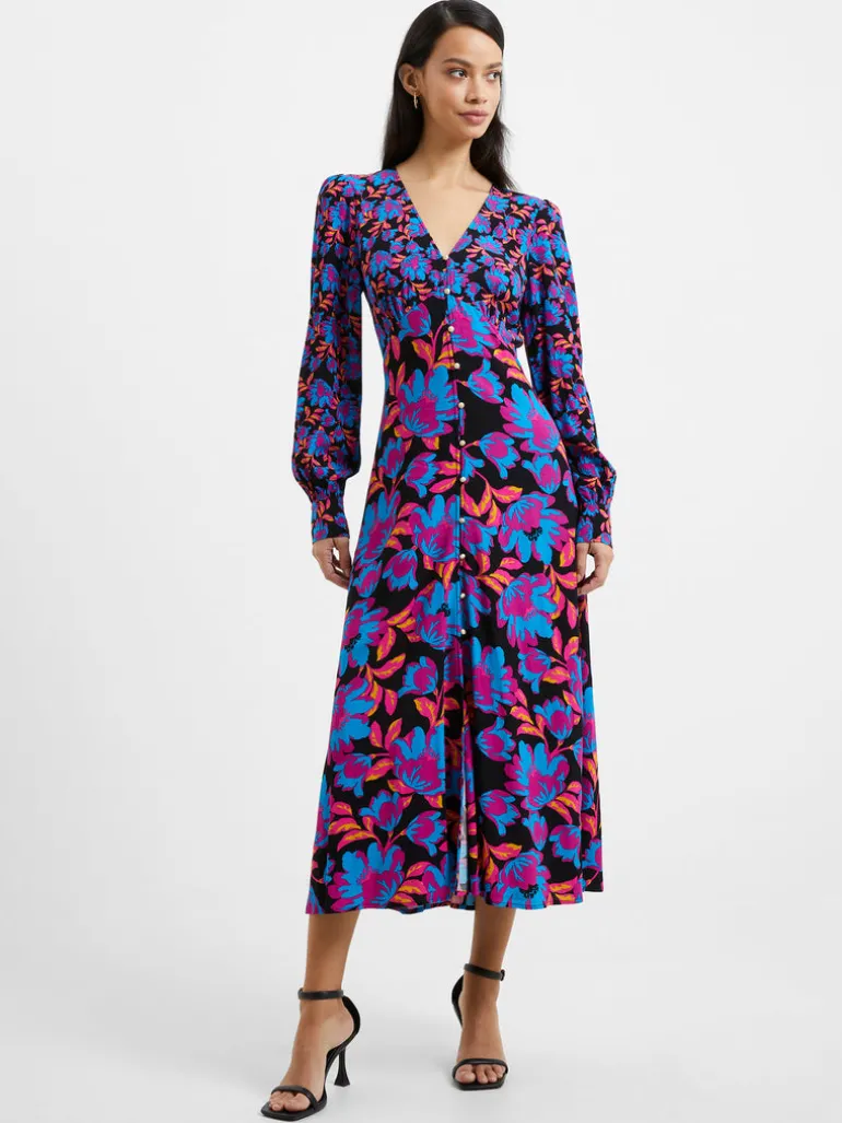 Darla Eco Anita Drape Midi Dress<FRENCH CONNECTION Sale