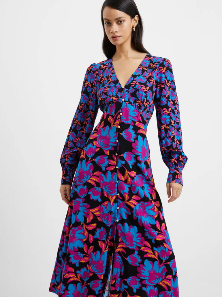 Darla Eco Anita Drape Midi Dress<FRENCH CONNECTION Sale