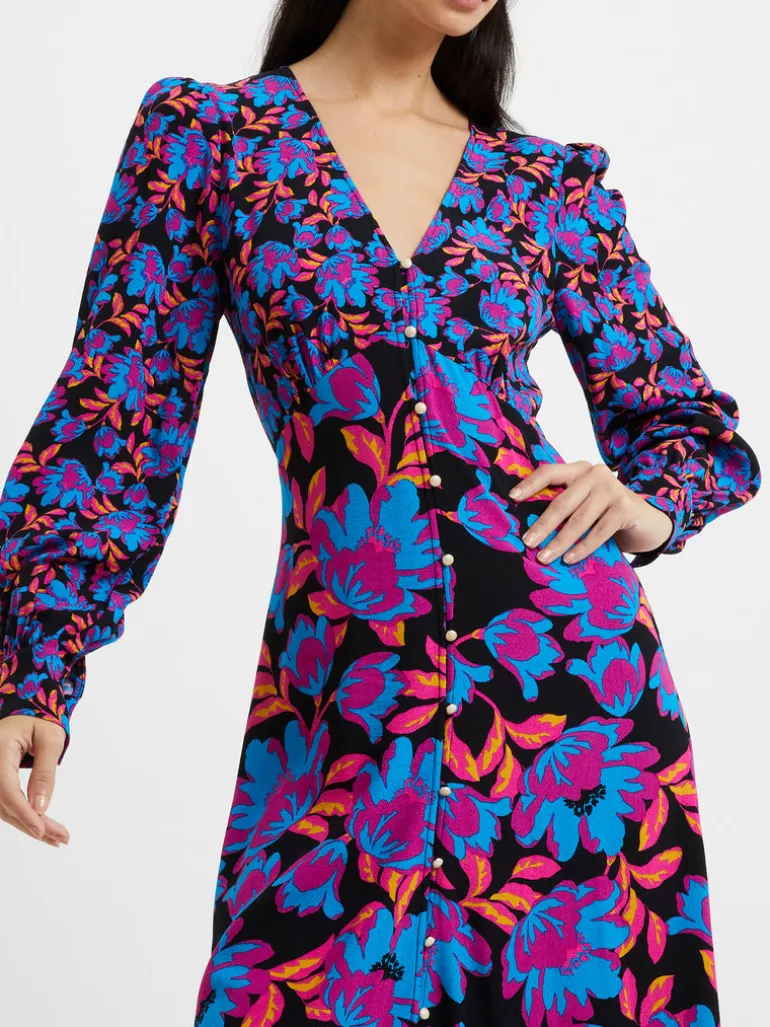 Darla Eco Anita Drape Midi Dress<FRENCH CONNECTION Sale