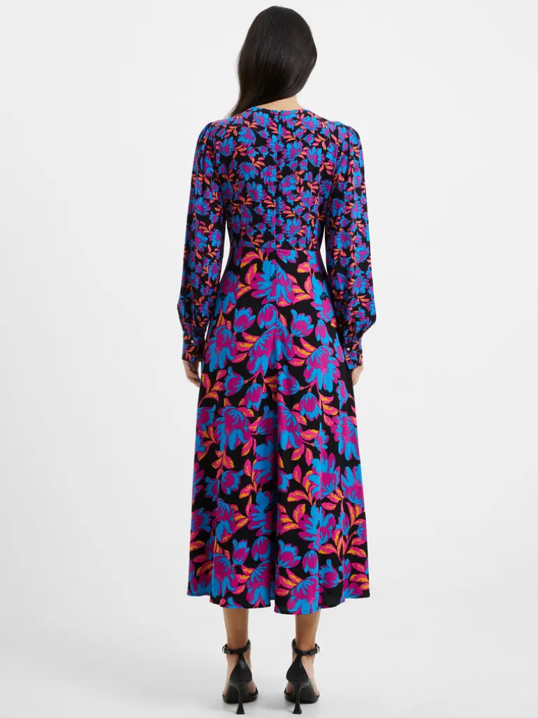 Darla Eco Anita Drape Midi Dress<FRENCH CONNECTION Sale