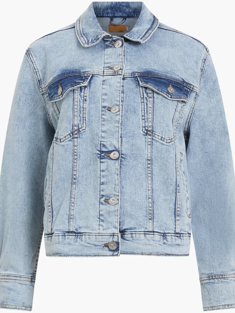 Denim Stretch Trucker Jacket<FRENCH CONNECTION Best Sale