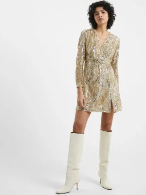 Deniz Embellished Mini Dress<FRENCH CONNECTION Best Sale