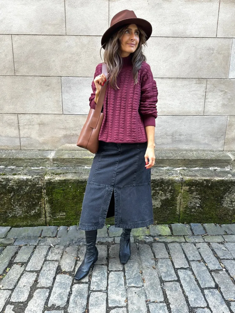 Denver Denim Midi Skirt<FRENCH CONNECTION Cheap
